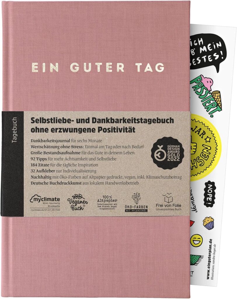 Ein guter Tag, Selbstliebe- und Dankbarkeitstagebuch. - amazon.de*