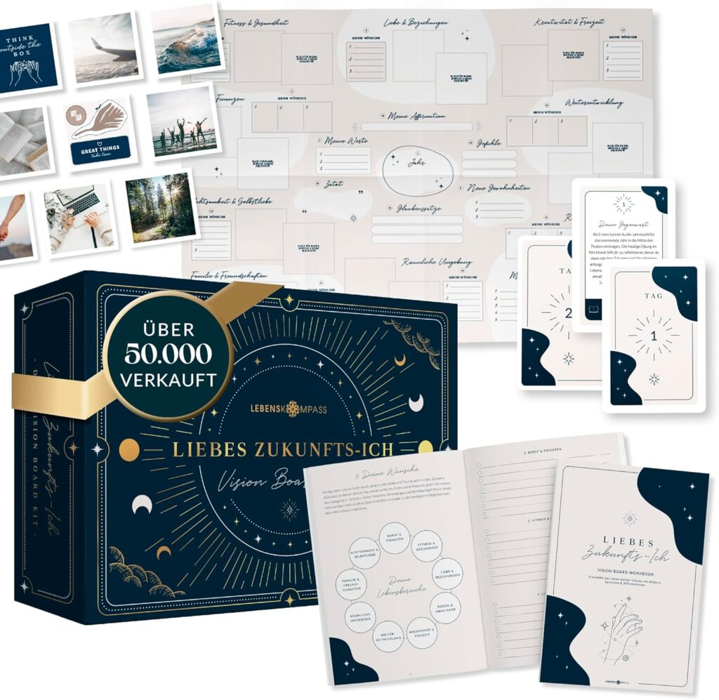 Lebenskompass® Vision Board Set ”Liebes Zukunfts-Ich” - amazon.de